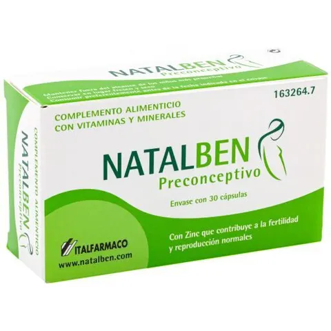 Natalben Preconceptivo 30 cápsulas – imagen 4