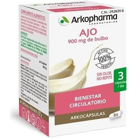 Arkopharma Arkocapsulas Ajo Cápsulas 84 Cápsulas – imagen 2