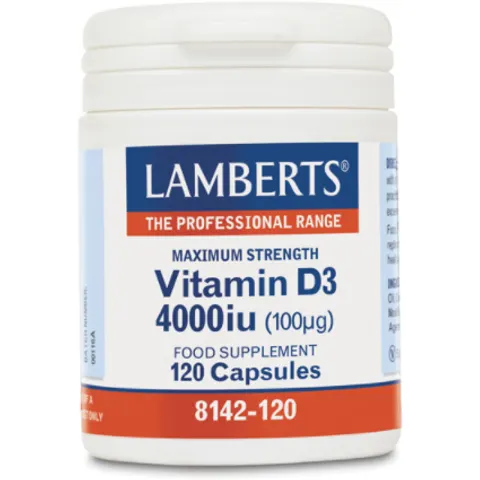 Lamberts vitamina d3 4000ui 120cap. – imagen 5