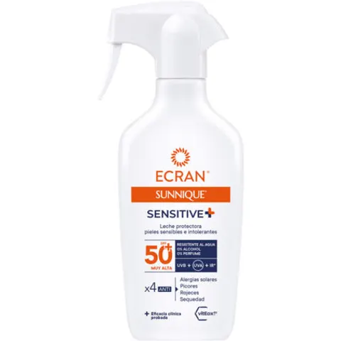 Ecran Sunnique Sensitive Leche Protectora SPF50+ 270ml – imagen 4