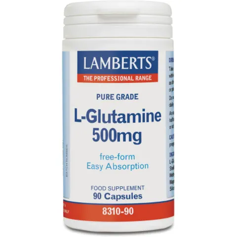 Lamberts l-glutamina 500 mg. 90 cap. – imagen 3
