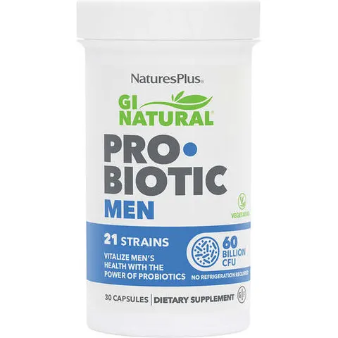 NaturesPlus GI Natural Probiotic Men 30 Cápsulas – imagen 2