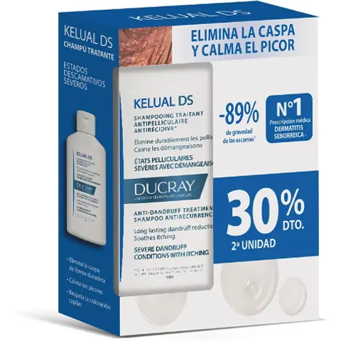 Ducray Kelual DS Champú Anticaspa 2x100 ml – imagen 5