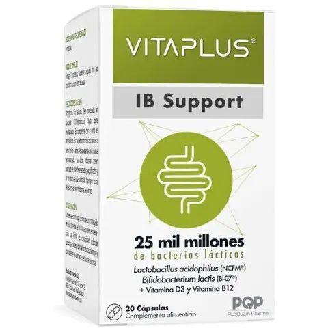 Plusquam Pharma Vitaplus IB Support 20 cápsulas – imagen 4