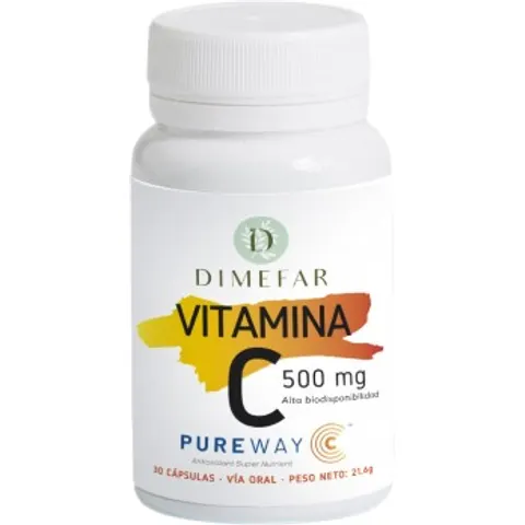 Dimefar Vitamina C 500 mg 30 Cápsulas – imagen 3