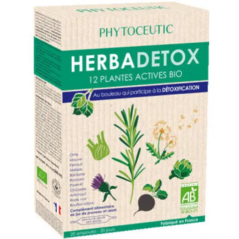 Phytoceutic HERBADETOX BIO 20 Ampollas – imagen 3