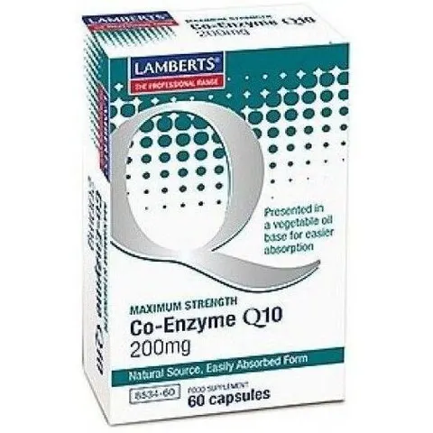 Lamberts coenzima q10 200mg. 60cap. – imagen 4