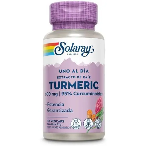 Solaray turmeric 600mg. 30cap. – imagen 4