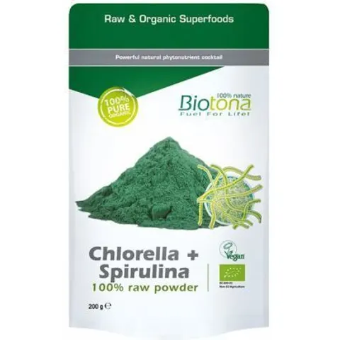 Biotona Clorella Spirulina 200 gr – imagen 2