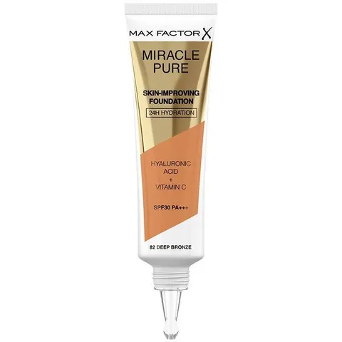 Max Factor Miracle Pure Foundation Base de Maquillaje 30 ml 82 Deep – imagen 3