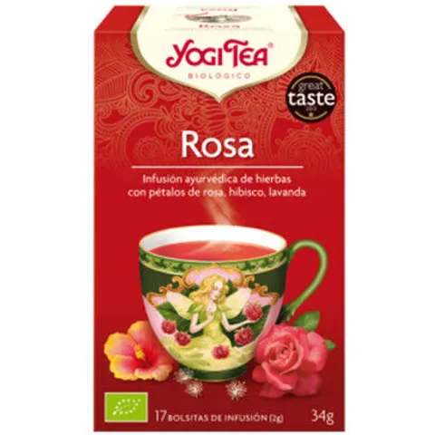 Yogi Tea Rosa Bio 17 Bolsitas – imagen 2