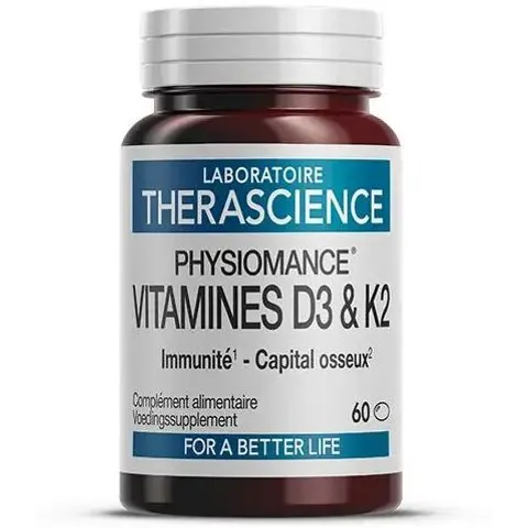 Therascience Vitamin D3 + K2 60 Perlas – imagen 5
