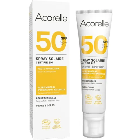 Acorelle Spray Solar SPF50 BIO 100ml – imagen 3