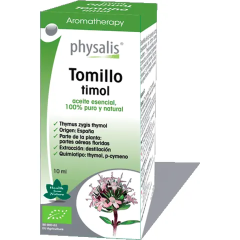 Physalis Esencia Tomillo Timol 10Ml Bio – imagen 3