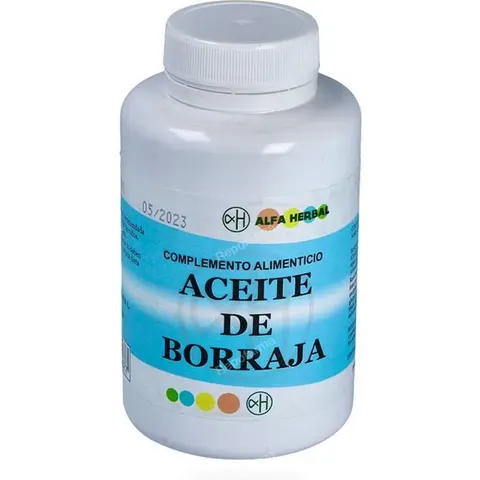 Alfa Herbal Aceite de Borraja 200 Perlas – imagen 3