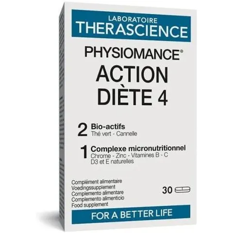 Physiomance Acción Dieta 4 30 comp – imagen 3