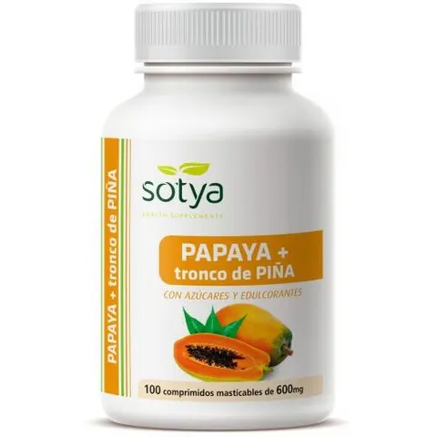 Sotya Papaya 600mg 100 comprimidos – imagen 3