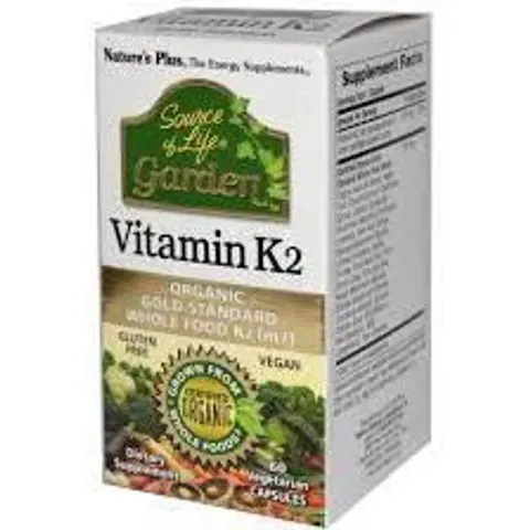 NaturesPlus Vitamina K2 Garden - 60 Capsulas – imagen 3