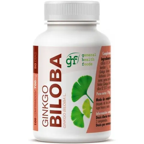 Ghf ginkgo biloba 700mg. 100comp. – imagen 2