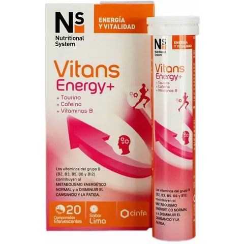 NS Nutritional System Ns Vitans Energy+ 20comp – imagen 4