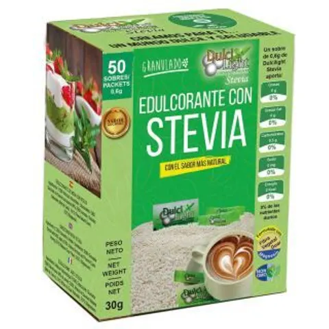 Dulcilight Stevia Monodosis 50 uds – imagen 2