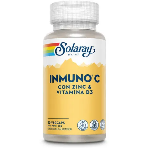 Solaray immuno c +d3+zn 30vcap. – imagen 4