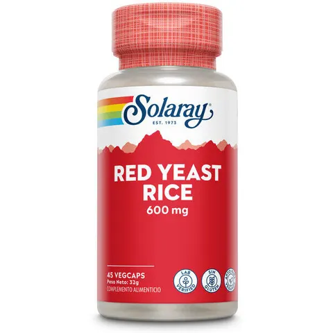 SOLARAY Red Yeast Rice 45caps – imagen 5