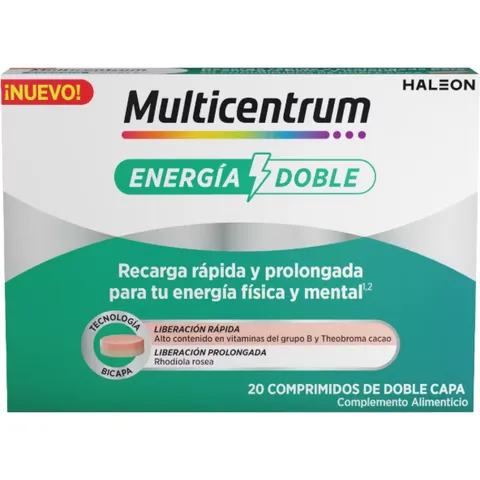 Multicentrum Energía Doble 20 Comprimidos – imagen 3