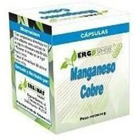 Ergonat Manganeso - Cobre Ergosphere 50Cap. – imagen 3