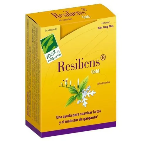100% Natural Resiliens Cold 30 Cápsulas – imagen 4