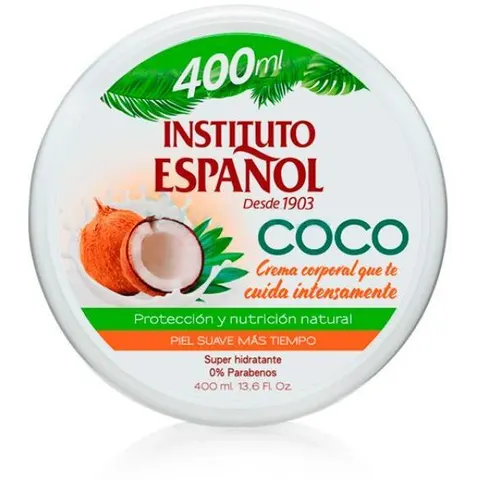 Instituto Español Crema Corporal Coco 400ml – imagen 5