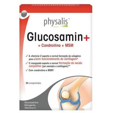 PHYSALIS Glucosamina + Condroitina + MSM 30 comp – imagen 2
