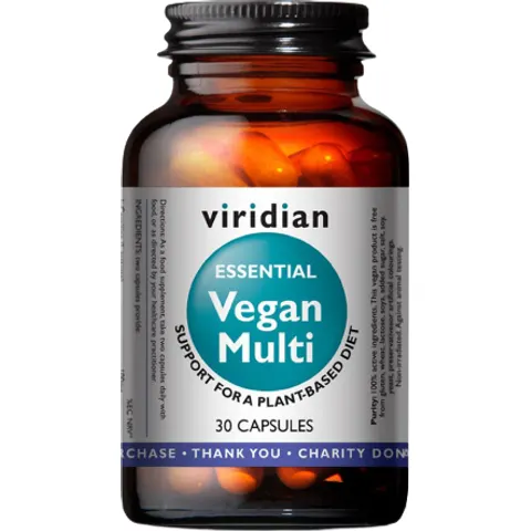 VIRIDIAN Vegan Multi 30 caps – imagen 5