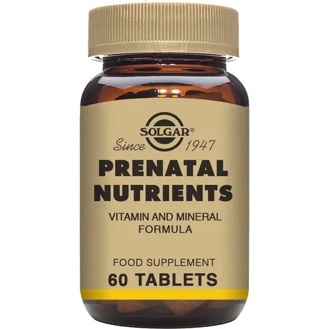 Solgar PRENATAL NUTRIENTS 60 Tabs – imagen 3