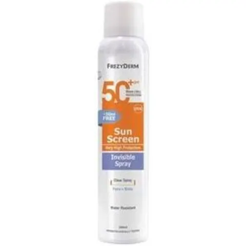 Frezyderm Sun Screen SPF50+ Invisible Spray 200ml – imagen 4