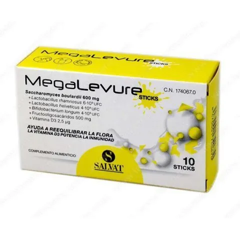 Salvat Megalevure 10 tabletas – imagen 2