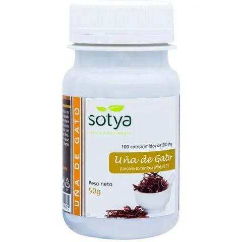 Sotya Uña De Gato 100 comprimidos – imagen 3