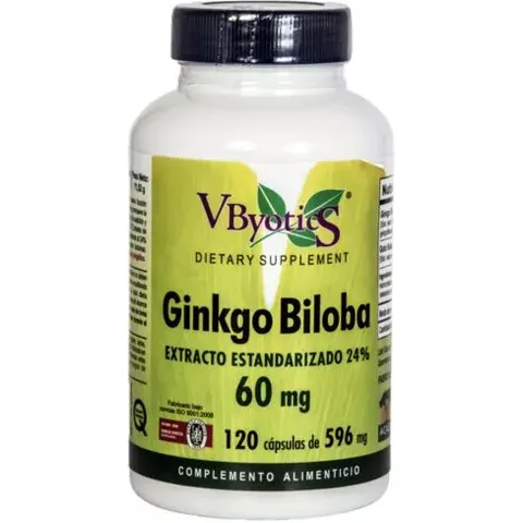 Vbyotics ginkgo biloba 60mg. 120cap. – imagen 4
