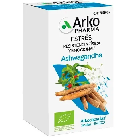 Arkocápsulas Ashwagandha BIO 45 Cápsulas – imagen 3