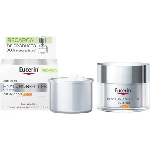 Eucerin Hyaluron Filler Día SPF30 + Recarga 2 u – imagen 3