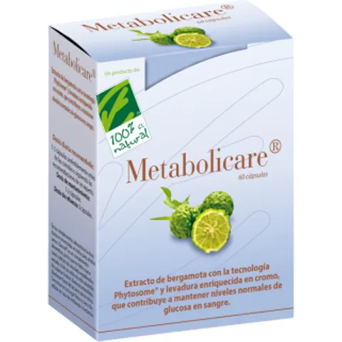 100% Natural Metabolicare 60 Cápsulas – imagen 5