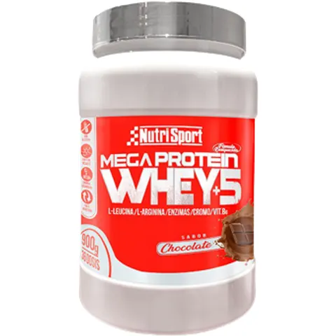 Nutrisport mega protein 5 whey chocolate 900gr. – imagen 3