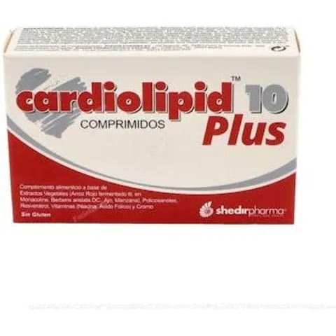 SHEDIR PHARMA Cardiolipid 10 Plus 30 comp – imagen 3