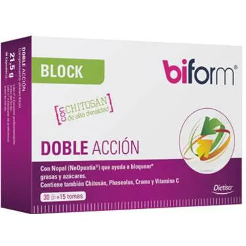 Biform Block Doble Acción 30 Cápsulas – imagen 2