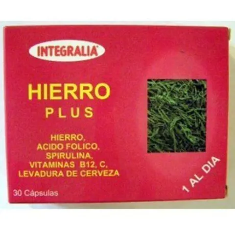 Integralia Hierro Plus 30 Cápsulas – imagen 4
