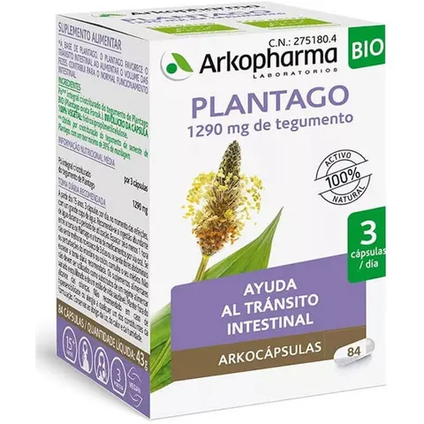 Arkopharma plantago 84arkocapsulas. bio – imagen 3