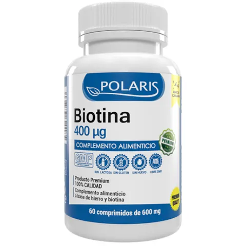 Polaris Biotina 400 mg 60 comp – imagen 4