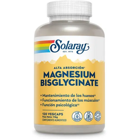 Solaray bisglycinato magnesio 120cap. – imagen 3
