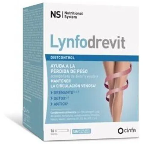 Ns Nutritional System Dietcontrol Lynfodrevit 16 Sticks – imagen 4