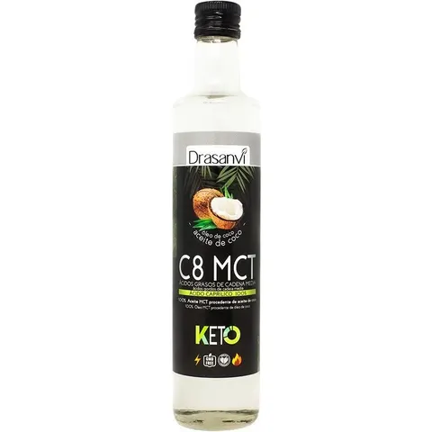 Drasanvi Aceite MCT coco puro 100% C8 500 ml – imagen 2